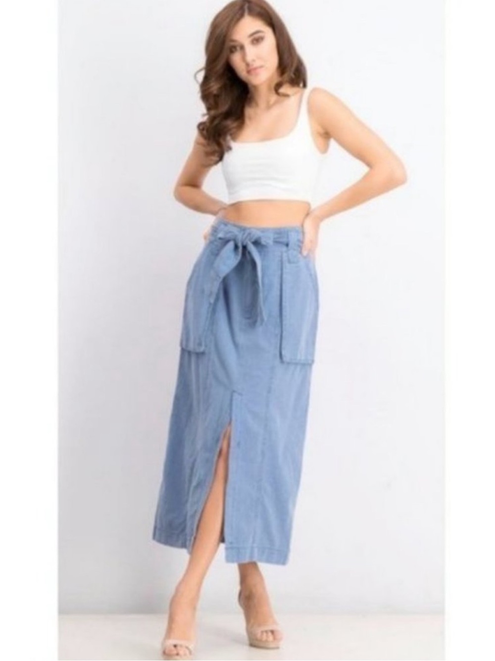 Free People CATCHING FEELINGS SKIRT SIZE 2 - Picture 8 of 16